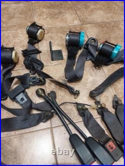 90-93 Acura Integra GSR OEM Interior Front & Rear Complete Seat Belts & Buckles