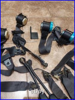 90-93 Acura Integra GSR OEM Interior Front & Rear Complete Seat Belts & Buckles