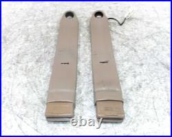 90-95 Toyota 4Runner Driver Passenger Front Seat Belt Buckle Pair OEM TAN DAMAGE