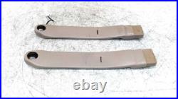 90-95 Toyota 4Runner Driver Passenger Front Seat Belt Buckle Pair OEM TAN DAMAGE