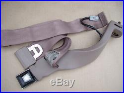 92-96 Ford F-150 250 350 Bronco Driver Seat Belt Buckle Receiver Latch Tan