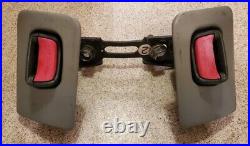 92-99 Lexus SC300 SC400 Rear Seat Belt Latch Buckle Receiver Bottom GREY Gray