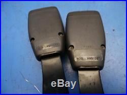 95-97 Subaru Impreza GC8 OEM front L & R seat belt buckle receivers Gray #11