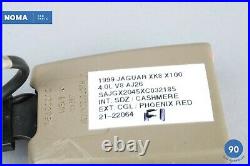 97-99 Jaguar XK8 X100 Front Left Driver Side Seat Belt Buckle Beige SDZ OEM