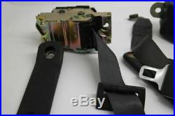 98-02 Chevy Camaro Seat Belt Set Front And Rear Buckle Retractors Black