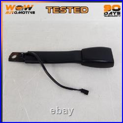 98-04 Chevrolet Corvette C5 Left Driver Side Seat Belt Buckle End Black Oem