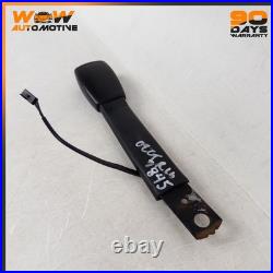 98-04 Chevrolet Corvette C5 Left Driver Side Seat Belt Buckle End Black Oem