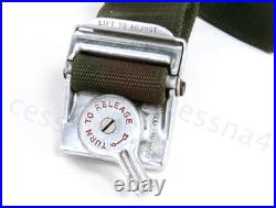 AEROLEX Vintage OEM Aircraft Seat Belt Buckle 24200 SHT1 MK2 Green R1R3 Harness