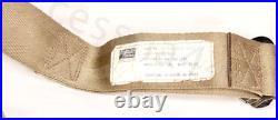 AMERICAN SAFETY Aircraft Lap Harness Seat Belt 2 Tan 501574-409-2252 Buckle New