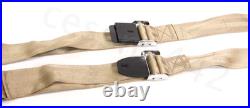 AMERICAN SAFETY Aircraft Lap Harness Seat Belt 2 Tan 501574-409-2252 Buckle New