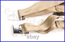 AMERICAN SAFETY Aircraft Lap Harness Seat Belt 2 Tan 501574-409-2252 Buckle New