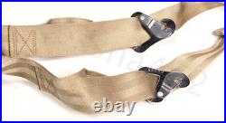 AMERICAN SAFETY Aircraft Lap Harness Seat Belt 2 Tan 501574-409-2252 Buckle New