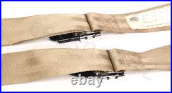 AMERICAN SAFETY Aircraft Lap Harness Seat Belt 2 Tan 501574-409-2252 Buckle New