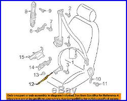 AUDI OEM 15-16 Q3 Front Seat Belt-Buckle Tensioner Left 8U0857619