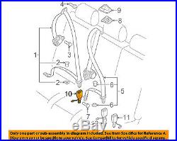 AUDI OEM 17-18 Q7 Second Row Back Rear Seat Belt-Buckle End Right 4M0857740LMNB