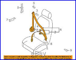 AUDI OEM A4 Quattro Front Seat Belt Buckle-Retractor Assy Left 8K1857705AKIMM