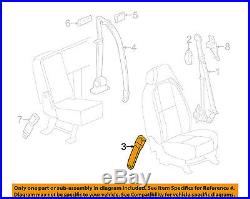 Avalanch Escalade Suburban Driver Side Seat Belt Buckle Black 2003-2014 19121537