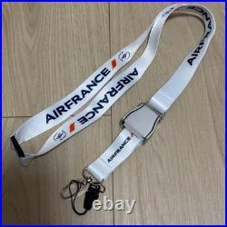 Air France seat belt buckle lanyard white white #e42ae9