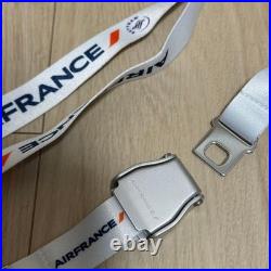 Air France seat belt buckle lanyard white white #e42ae9