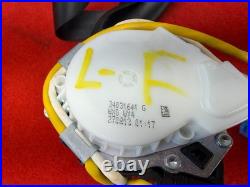 BMW 2008-2013 E82 Front Left Driver Side Seat Belt Buckle Retractor OEM 67K