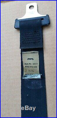 BMW E9 E10 2002 Black Seat Belt Retractor Retractors / REPA /1974 1975 Date Code