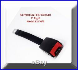 Black Universal Seat Belt Extender 8 Rigid Extension Model EXTM/B With Buckle