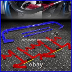 Blue 49stainless Steel Chassis Harness Bar+red 4-pt Strap Buckle Seat Belt Blue 49stainless Steel Chassis Harness Bar+red 4-pt Strap Buckle Seat Belt