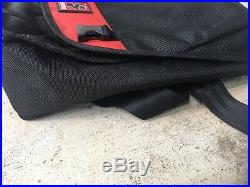 CHROME INDUSTRIES Classic Black/Red Messenger Laptop Bag Seat Belt Buckle LNC