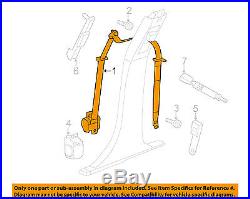 CHRYSLER OEM Front Seat Belt Buckle-Retractor Assy Right XS40DX9AF