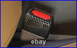 Carbon Fiber Interior Seat Belt Buckle Cover Trim For Lexus ES250 300h 2019-2022 Carbon Fiber Interior Seat Belt Buckle Cover Trim For Lexus ES250 300h 2019-2022