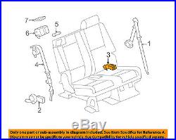 Chevy Suburban Black Rear Driver Side Seat Belt Buckle 2007-2014 New Oe 19121589