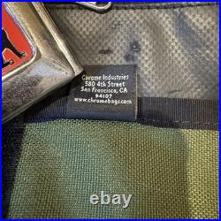 Chrome Industries Messenger Bag Green Mini Metro Seat Belt Flap City 19x13x7
