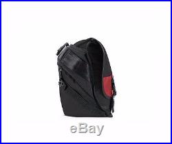 Chrome MINI METRO Black Red Chrome Seat-belt Buckle Weatherproof Messenger Bag