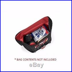 Chrome MINI METRO Black Red Chrome Seat-belt Buckle Weatherproof Messenger Bag