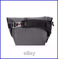 Chrome MINI METRO Grey Black Chrome Seat-belt Buckle Weatherproof Messenger Bag