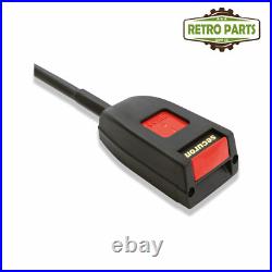 Classic Car Static Seat Belt Front 3 Fixing Points 30cm Buckle Red R330P