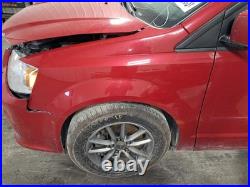 DODGE CARAVAN 2016 Used Gray Passenger Seat Belt & Retractor No Buckle