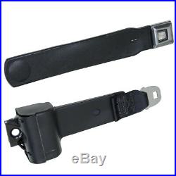 Empi 3847 Retractable 2 Point Seat Belt / Lap Belt, Push Button Buckle, Pair