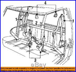 FORD OEM 92-97 F-250 Front Seat Belt-Buckle Left F4TZ1861203C