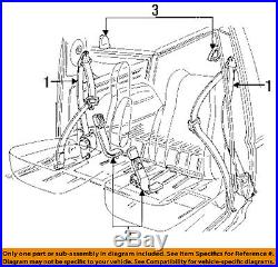FORD OEM 92-97 F-250 Front Seat Belt-Buckle Left F4TZ9861203C