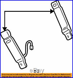 FORD OEM Front Seat Belt-Buckle End Left F57Z7861203D