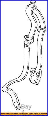 FORD OEM Front Seat Belt Buckle-Retractor Assy Left 9W7Z54611B09AA