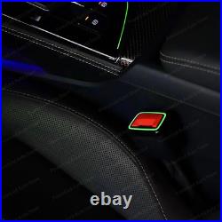 For Audi A6 A7 C8 Seat Belt Buckle Atmosphere Lamp 30 Colors LED Ambient Light