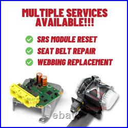 For Cadillac DTS SEAT BELT REPAIR BUCKLE TENSIONER REBUILD Triple Stage