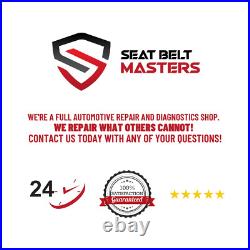 For Cadillac DTS SEAT BELT REPAIR BUCKLE TENSIONER REBUILD Triple Stage