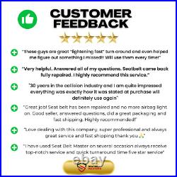 For Cadillac DTS SEAT BELT REPAIR BUCKLE TENSIONER REBUILD Triple Stage