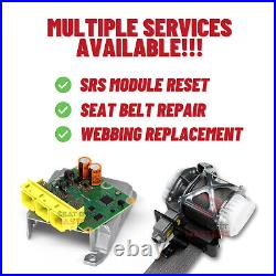 For GMC Canyon SEAT BELT REPAIR BUCKLE TENSIONER REBUILD RESET TRIPLE STAGE