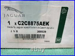 For JAGUAR XJ X350 REAR CENTER SEAT BELT BUCKLE SABLE NEW GENUINE C2C8875AEK