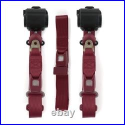 Ford Truck 1980 1986 F150 Standard 3pt BURG Bench Seat Belt Kit 3 Belts