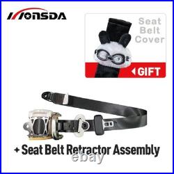 Front Seat Left Side Safety Belt Buckle 3 Piont Black For Honda Civic 2016-2020